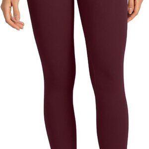Workout Pro High Waist Athletic Yoga Pants Cassis Nylon Lycra Support Slimming